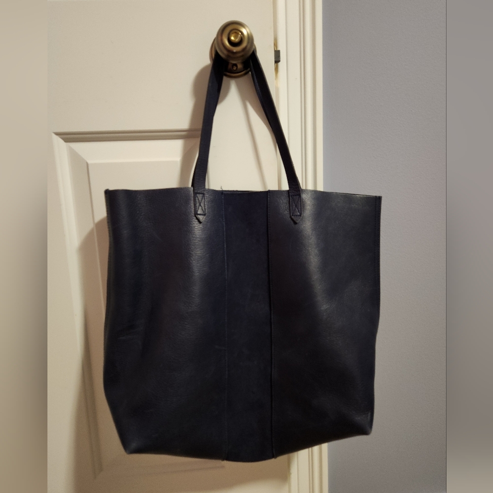 MADEWELL LEATHER & SUEDE TOTE